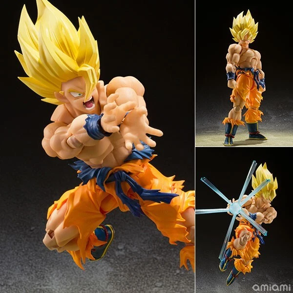  TAMASHII NATIONS - Super Saiyan Son Goku Legendary Super Saiyan Dragon  Ball Z, S.H. Figuarts Action Figure : Toys & Games