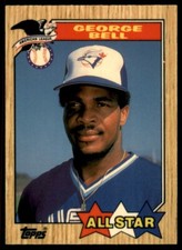 1987 Topps Tiffany All-Star George Bell Toronto Blue Jays #612