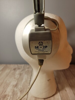 Vintage Pioneer SE-2P Stereo Headphones W/BOX Made In Japan