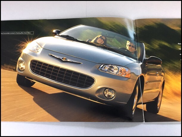 2003 Chrysler Sebring Convertible 24-page Original Car Sales