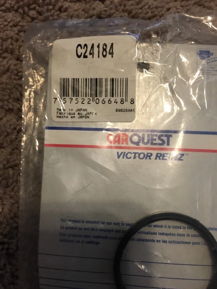 Прокладка корпуса термостата охлаждающей жидкости двигателя подходит для Toyota Corolla Ca 1983-2001 годов выпуска - Изображение 2 из 3