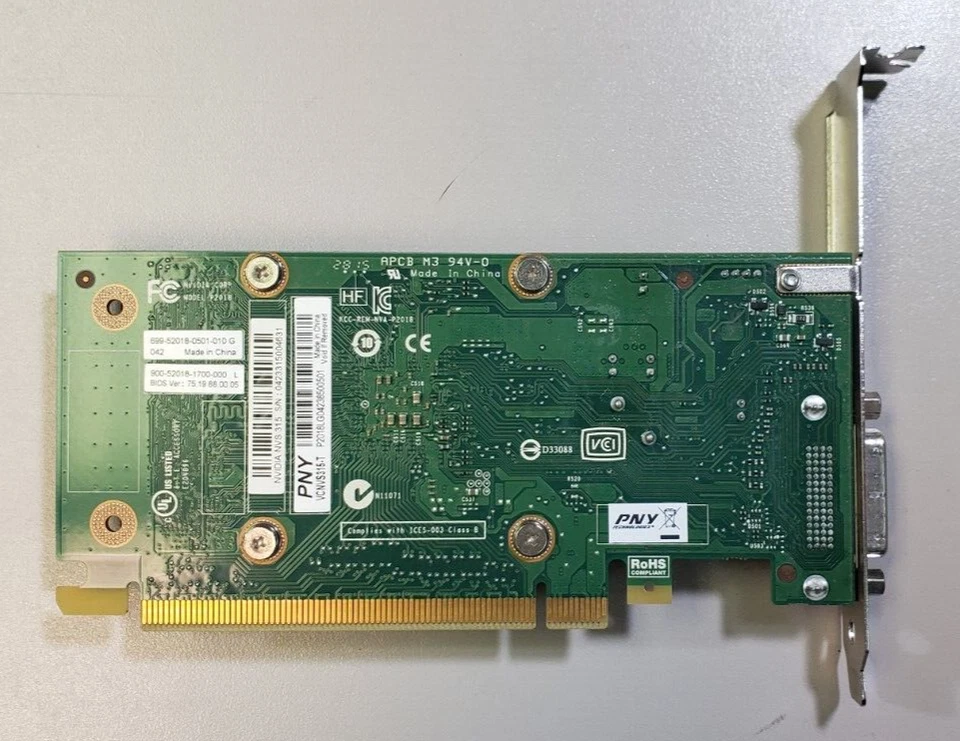 NVIDIA QUADRO NVS-315 1GB DMS-59 PCI-E - Image 2 of 3