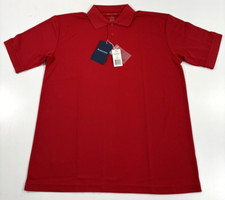 NWT MEDIUM PROPPER MENS F5355 SHORT SLEEVE UNIFORM POLO SHIRT RED MEDIUM