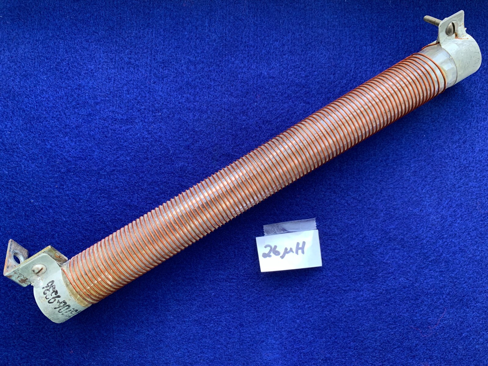 RF Plate choke 26uH on glass form eBay