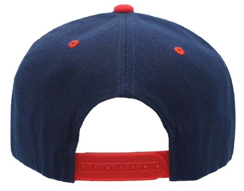 Snapback Hat Baseball Cap With Flat Brim Adjustable Rear Plain - Picture 56 of 80