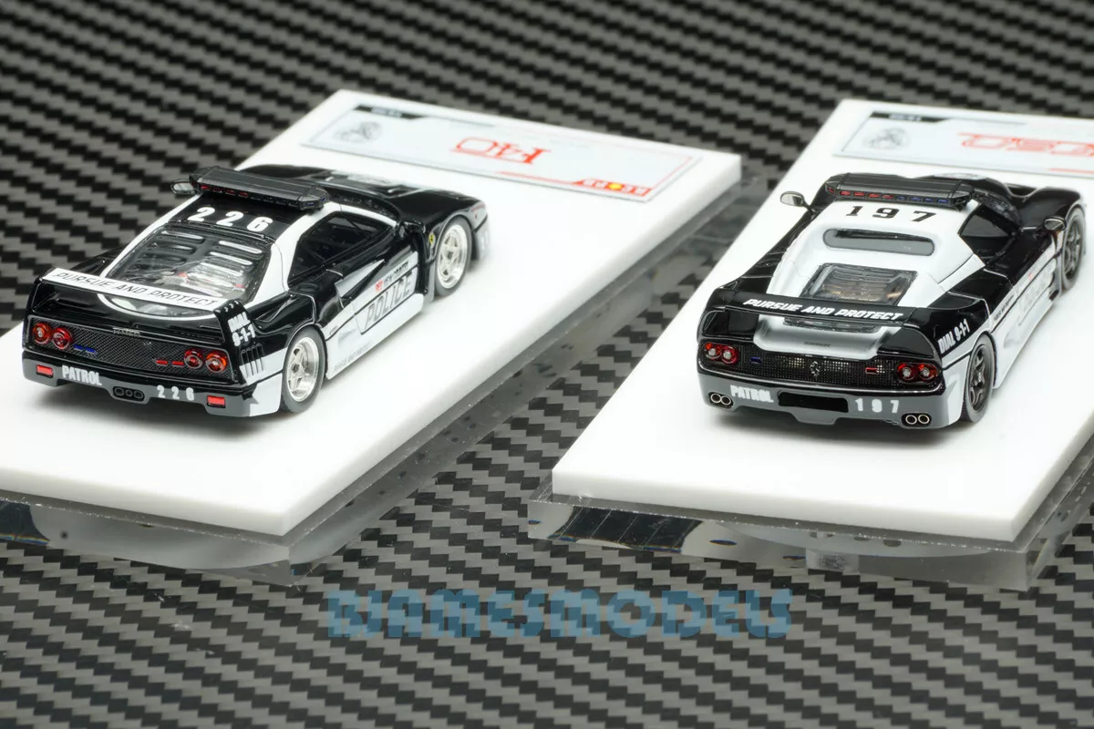 DMH 1/64 Ferrari F50+F40 Police Patrol car NFS version Resin DMH 1/64 Ferrari F50+F40 Police Patrol car NFS version Resin