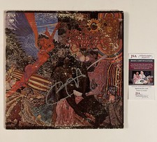 CARLOS SANTANA SIGNED ABRAXAS VINYL RECORD LP RARE JSA COA