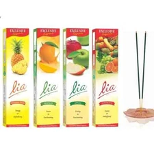 Great Incense Sticks - Fruit Fragrances - 4 Packets From Sri Lanka
