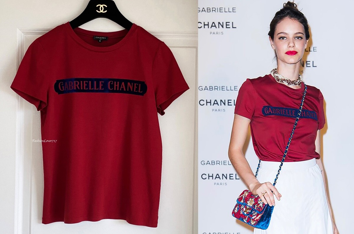 CHANEL　ガブリエルシャネル　Tシャツ シャネル(CHANEL)シャネル ガブリエル Tシャツ 半袖Tシャツ 衣料