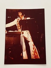 ELVIS PRESLEY ORIGINAL VINTAGE KODAK PHOTO DAYTON OHIO OCT. 26 1976 STAMPED