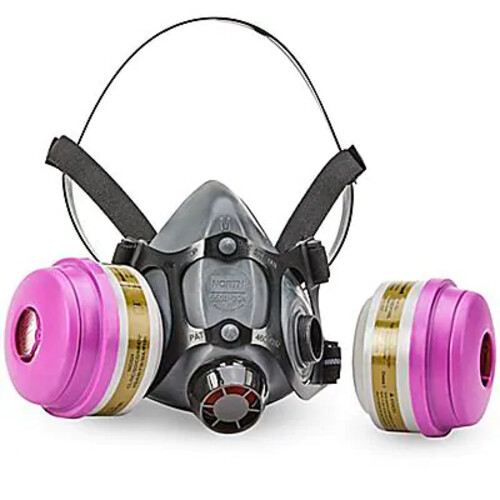 North Half Face PPE Respirator Mask 2- Organic Vapor Multi Gas