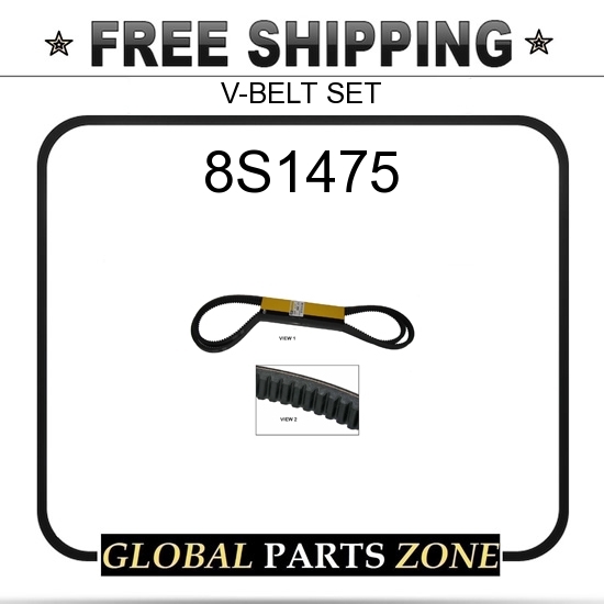 8S1475 - V-BELT SET 2M8255 7M4947 2Y5092 2Y5021 for Caterpillar 