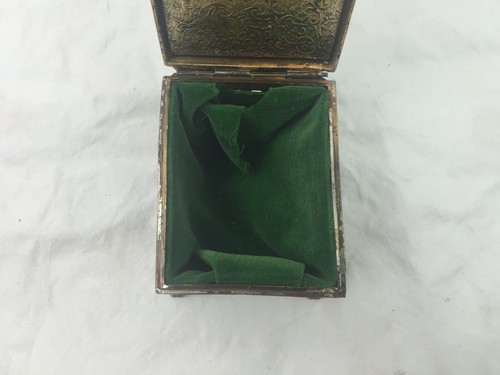 "Joyería/caja de baratijas antigua Degas - ""Bailarina con vestido rosa" - Imagen 9 de 9