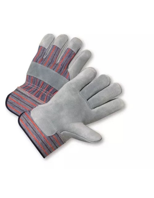 Work Grade Large Cowhide Leather Gloves Yard Work Farm Work Grade Large Cowhide Leather Gloves Yard Work Farm