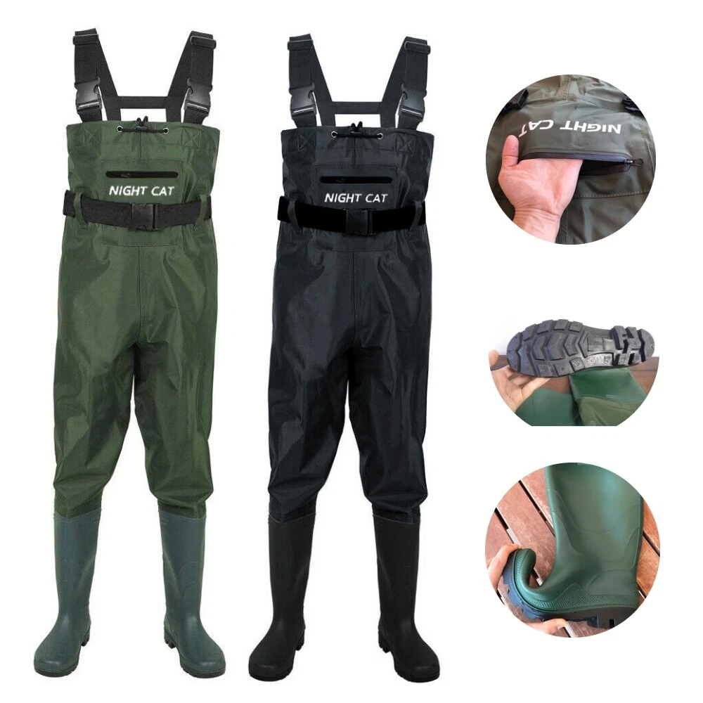 Fly Fishing Chest Waders Breathable Waterproof with Boot Hunting Wader  Pants