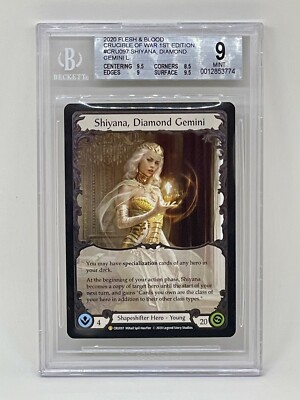 MINT Shiyana, Diamond Gemini - Legendary Cold Foil - BGS 9