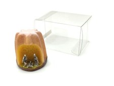 Mini Presepe in Resina, Presepe con Sacra Famiglia in Metallo. Miniatura.