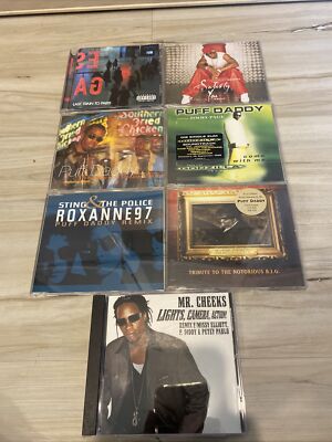 P Diddy  Puff Daddy Import & CD LOT-Satisfy You Come With Me Last Train To Paris
