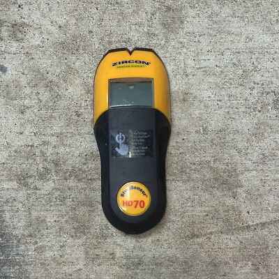 Zircon StudSensor HD70 Stud Finder LED Center Detection Wire Warning