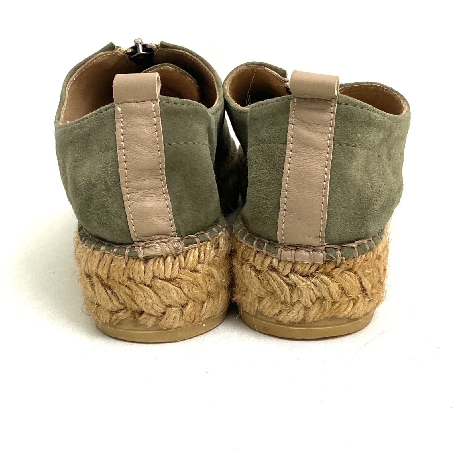 Eric Michael Green Espadrilles Platform Slip On Z… - image 11