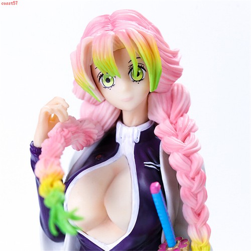 Anime Demon Slayer Kanroji Mitsuri Combat Figure Model Toy Collection Gift 25cm - Picture 5 of 14