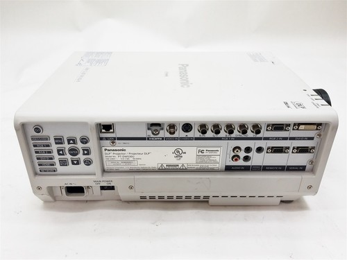 Panasonic PT-DW530U DW530 DLP HDMI 4K Lumens 1280x800 WXGA Projector Lot 5 Parts - Picture 3 of 8