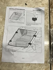 SuperATV Full Windshield for Polaris Ranger XP 1000 (2017+) - Clear