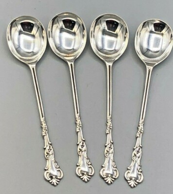 Set of small Sterling Silver Spoons English Hallmarks