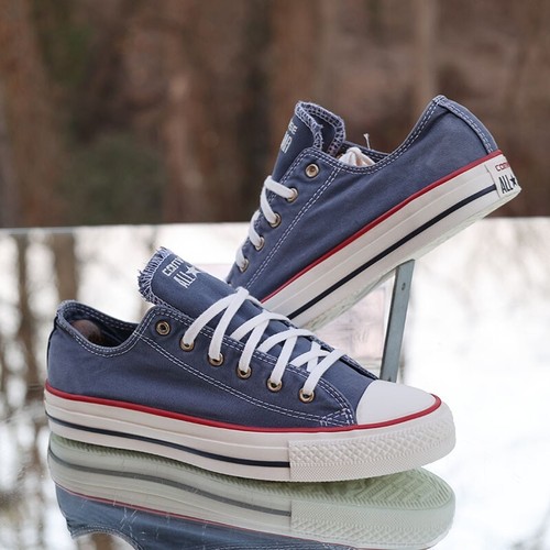 Converse Chuck Taylor All Star Ox Denim Blue Women’s Size 7.5 Custom 139911C - Picture 3 of 13