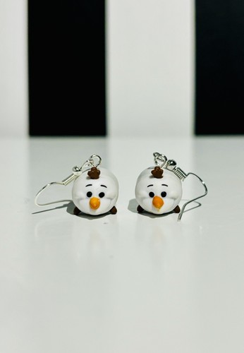 π€ Disney Olaf Frozen Figure Tsum Tsumtsum Kitch Geek Novelty Cartoon Earrings - Picture 4 of 5