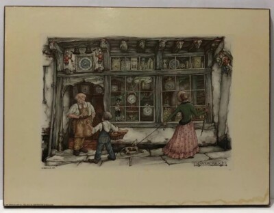 Anton Pieck Wall Hanging Prints 12x9