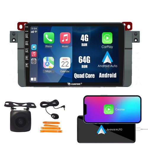 For BMW E46/M3 1998-2006 Carplay Android Car Stereo Radio GPS Navi WiFi 4+64G