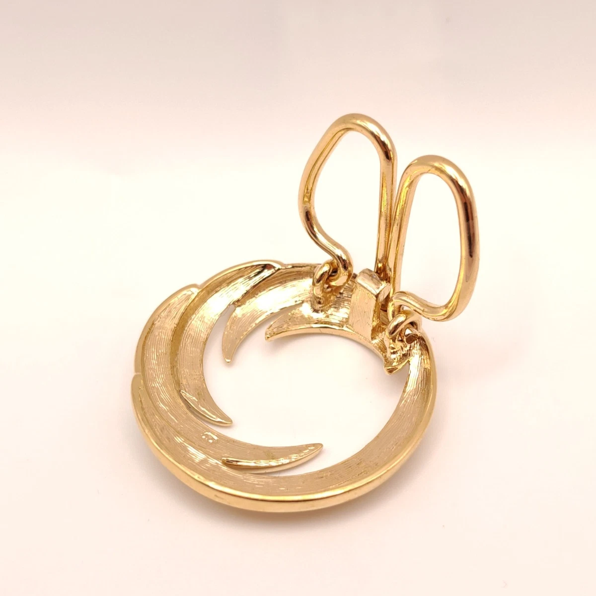 ⭐ Pierre Lang Brosche Anstecknadel Stecker Pin Anhänger Perle Stein Gold 059 ⭐