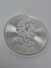2016 Canadian Maple Leaf / ELIZABETH II 1 oz .9999 Fine Silver CANADA 5 Coin BU