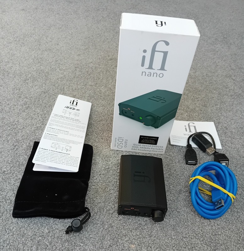iFi Audio Nano iDSD Black Label headphone amp/DAC Mint Condition