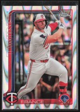 2025 Topps Chrome Ty France RayWave Refractor Minnesota Twins #228