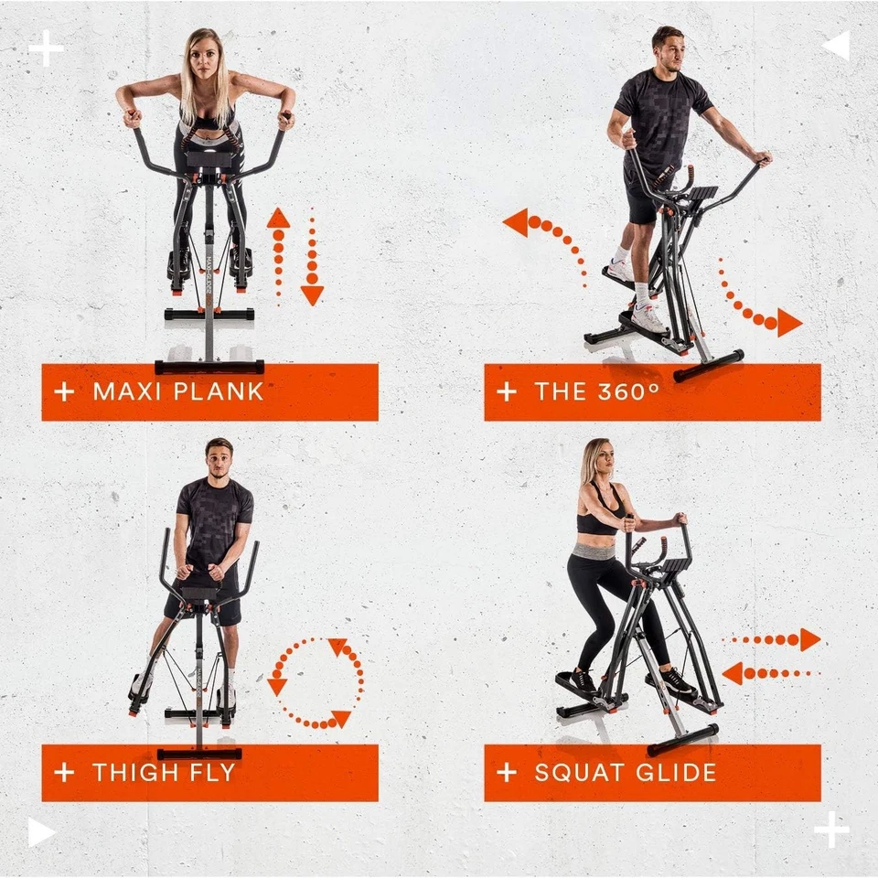 10-in-1 Cross Trainer, Maxi-Glider 360, 4-Level Resistance, Full Body Workout - Image 3 of 4