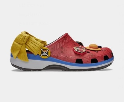 NEW Crocs x One Piece Classic Clog Monkey D. Luffy 212125-90H