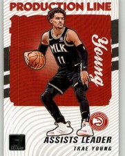 2021-22 Donruss Trae Young Production Line #10 Atlanta Hawks