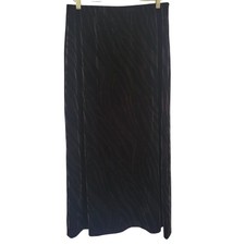 Apostrophe Y2K Brown and Black Velvet Maxi Skirt Sz L