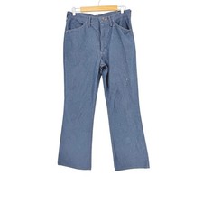 Wrangler Vintage Bootcut Jeans 70s Blue Denim Mens 32x30 Western Cowboy Hippie