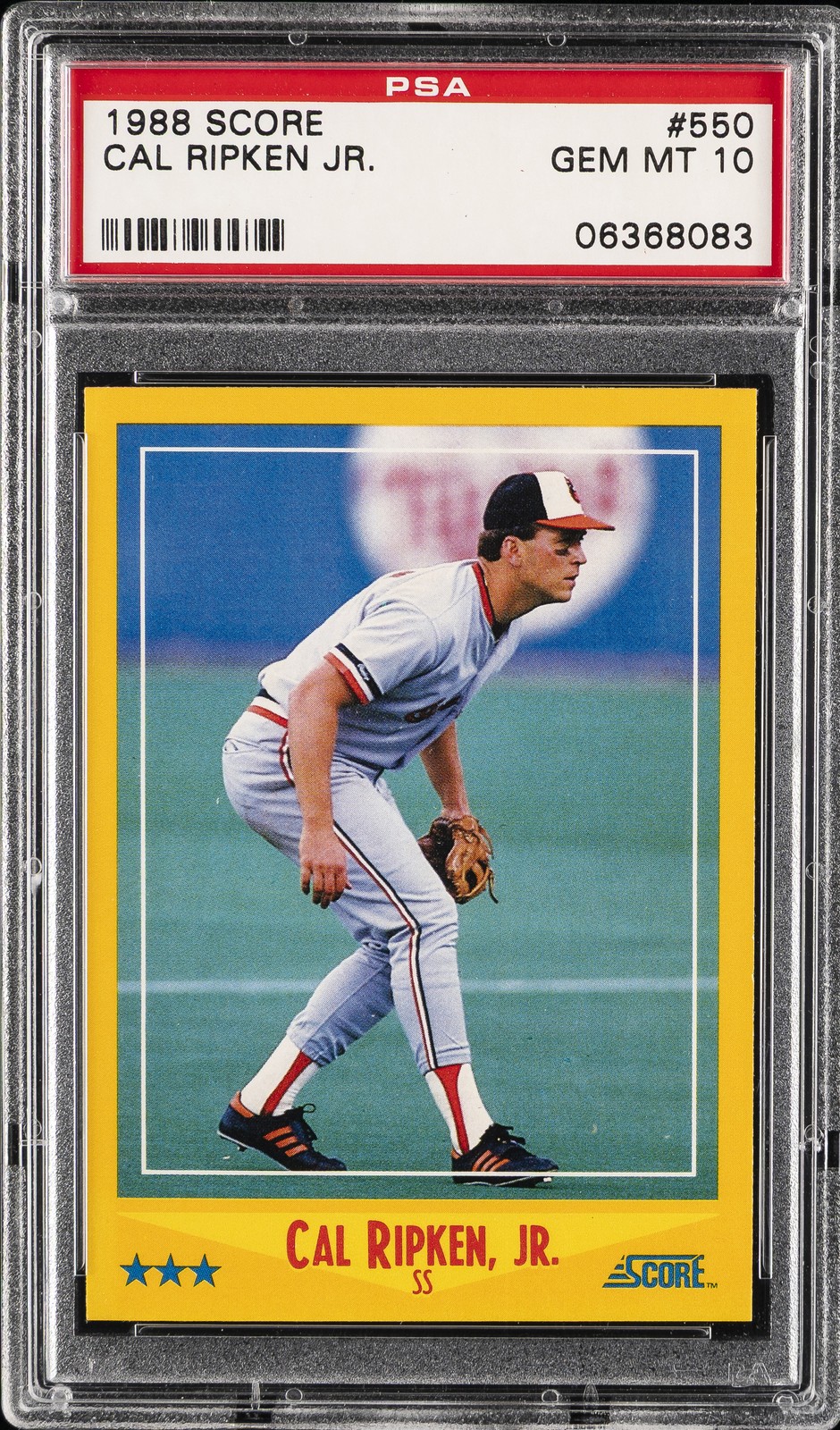 1988 SCORE #550 CAL RIPKEN JR. PSA 10