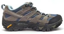 Merrell Women's Moab 2  Hiking Shoes Vent Vibram Low Top Outdoor Smoke Size 6M
