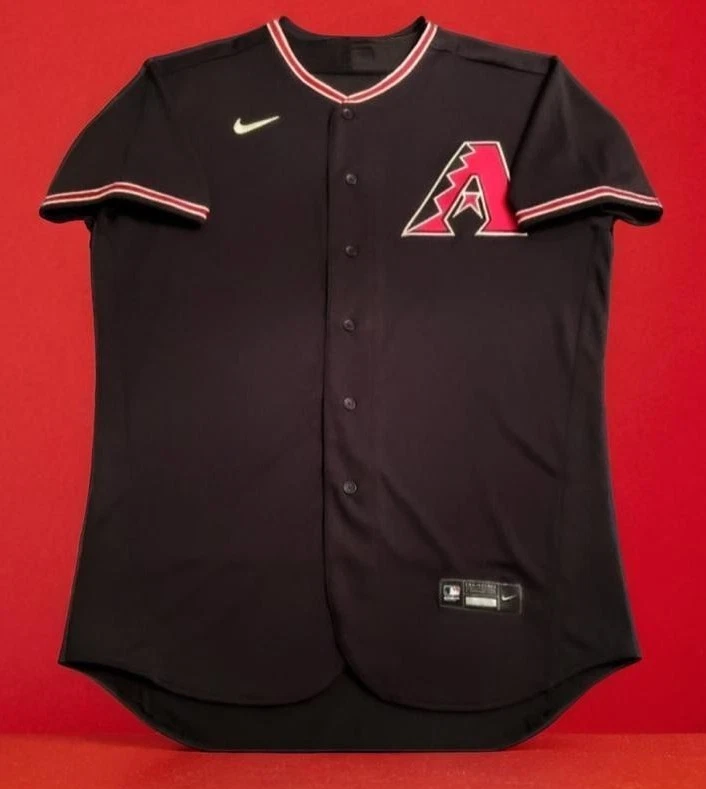 Rare Team Issued Arizona Diamondbacks Nike Authentic On-Field Alt Jersey 48/XL - Image 2 of 4