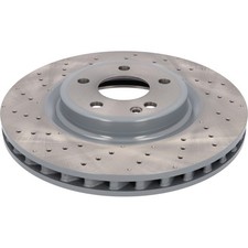 2x febi bilstein 107501 Bremsscheibe f&uuml;r MERCEDES BENZ A KLASSE B CLA GLA W176