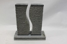 Granit Springbrunnen Steine DIY Gartenbrunnen Wasserspiel geschwungene Säulen