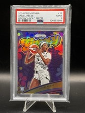 Angel Reese 2024 Prizm WNBA Groovy GOLD Prizm /10 PSA 9 Chicago Sky RC POP 2 🔥