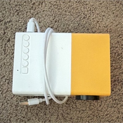 Meer YG300 Mini Portable Multimedia Projector LCD White/Yellow HDMI USB