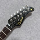 Black Sparkle ST  Electric Guitar SSS Pickups  White Pearl Pickguard 22F solid — photo 7