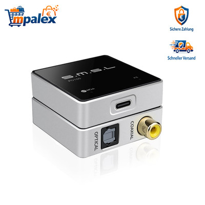 SMSL PO100 USB zu Optisch Audio Adapter XMOS XU316 Typ-C Koaxial Opt